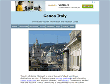 Tablet Screenshot of genoaitaly.ca